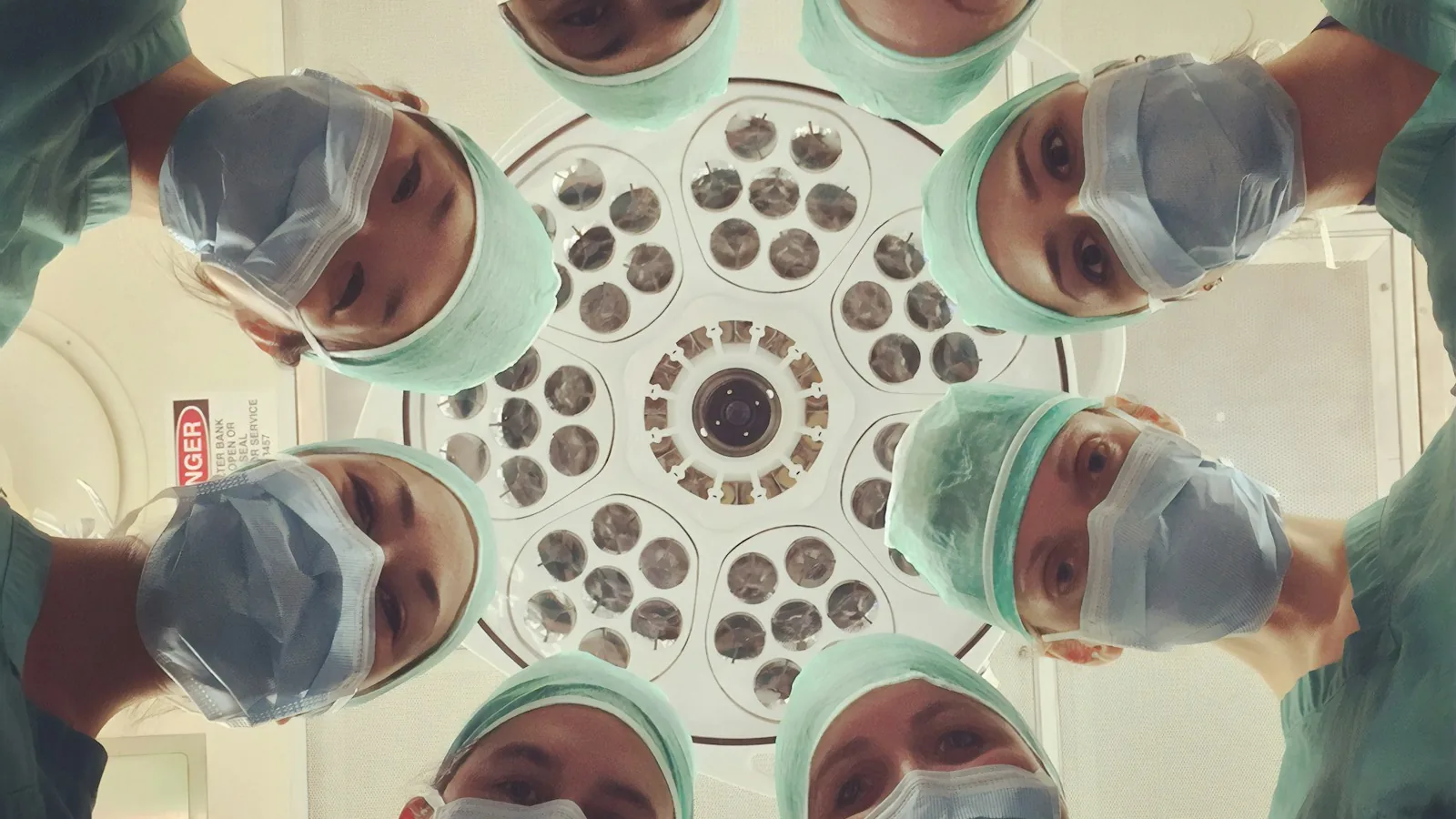 Healthcare technology — clinician using a connected device